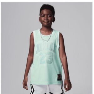 Jordan Big Kids' 23 Jersey in Mint Foam